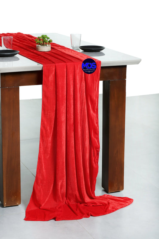 10Ft Velvet Table Runners For Wedding (Pack Of 20)