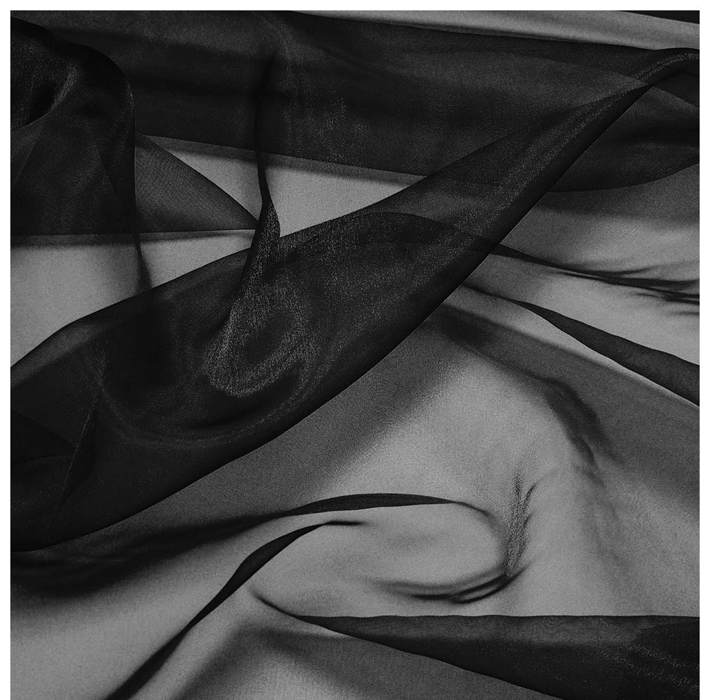 Black,organza