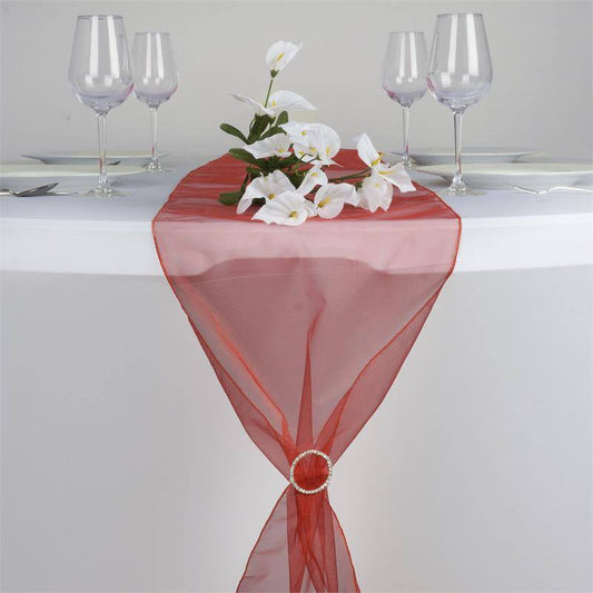 Pack of 12 - Organza Table Runners - 14FT Long