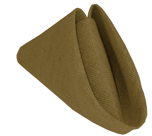 Pack of 100 - Burlap Napkins 12" X 12"